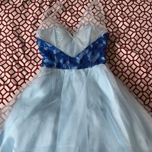 Blue Homecoming Dress